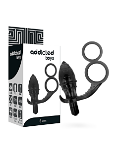 Anel Duplo Preto
