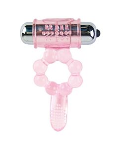 Anel de Língua Vibrante Rosa