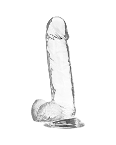 Dildo de Cristal Transparente com Luz Clara