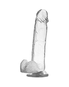 Dildo Cristalino Transparente 22 cm - Realismo Transparente