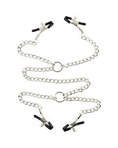 Correntes de mamilos com pinças