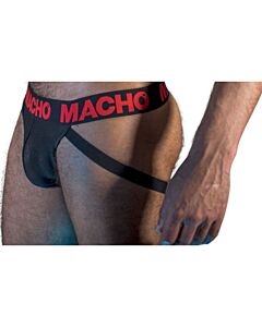 Jock Macho Vermelho e Preto