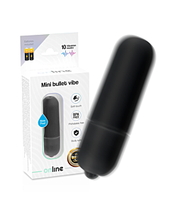 Mini Bala Vibratória Preta