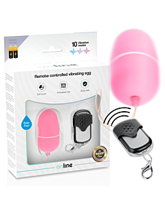 Vibrador Controlo Remoto Rosa