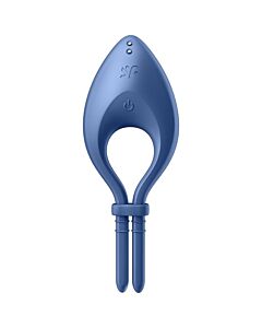 Anel Vibratório Bullseye Azul