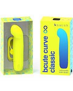 Vibrador B-Cute Curve - Amarelo