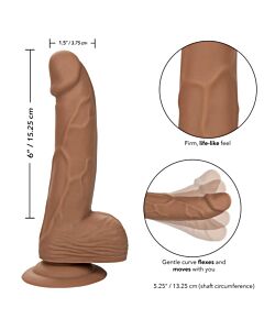 Tentação de Chocolate - Plug de Silicone 15,24 cm