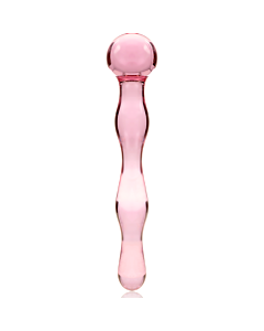 Dildo de Cristal Rosa Nebulosa 13