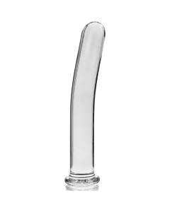 Dildo de Cristal Nebula 18,5 cm Transparente