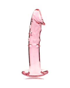 Dildo de Cristal Rosa Nebulosa