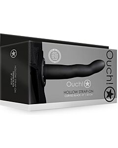 Correia Curva Preta 20cm