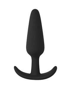Plug anal fino - preto | Plug anal de silicone | Brinquedos sexuais - SEO
