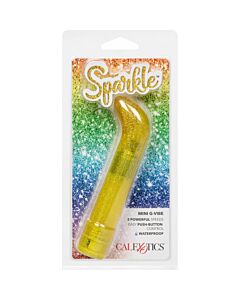 Mini Vibrador Sparkle Amarelo