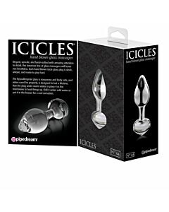 Plug de Vidro Cristalino - Frostbite