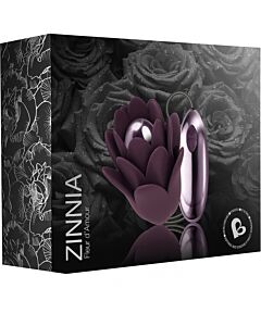 Zinnia vibrador con mando - morado