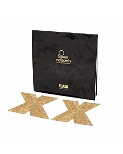 Adesivos de Mamilos Flash Gold Cross