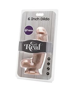 Pene vibrador con testiculos 15cm