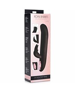 Vibrador 10x flexing rabbit vibrator - preto