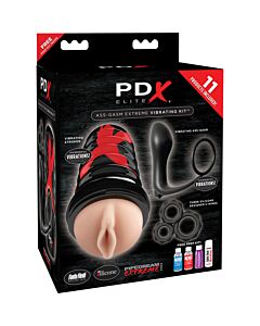 Kit Vibrador Anal Êxtase Gasoso