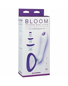 Bloom - Ventosa para Clitóris e Mamilo / Roxo, Branco