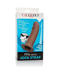Ppa with jock strap - arnés con dildo hueco marrón