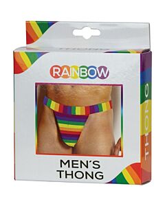 Tanga masculina arco-íris