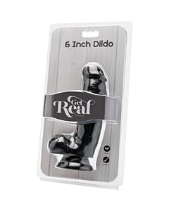 Pénis Realista Preto 15cm