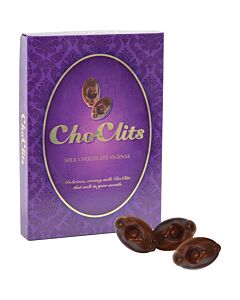Chococlits - vaginas de chocolate ao leite