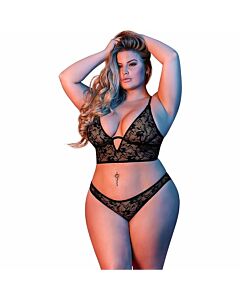 Bralette com alças ajustáveis - preto