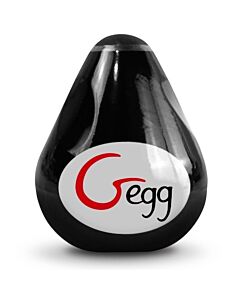 G-vibe - Ovo Masturbador Texturizado Reutilizável Preto