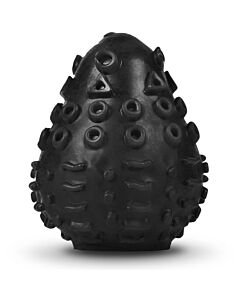 G-vibe - Ovo Masturbador Texturizado Reutilizável Preto