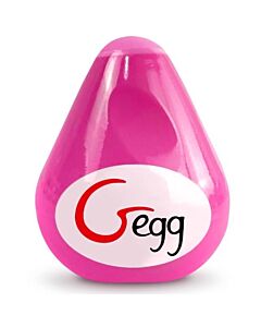 G-vibe Ovo Masturbador Texturizado Reutilizável Rosa