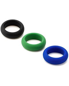 Conjunto de Anéis para Pênis de Silicone Je Joue - 3 Anéis Estimuladores
