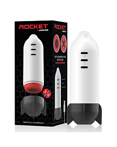 Masturbador Jamyjob Rocket Soft Compression e Vibração