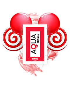 Viagem Aqua - Lubrificante à base de água com sabor a pirulito 6 ml