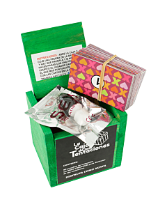 Diabo Picante - Jogo Caixa Tentaciones com 90 Cartas e Mini Vibrador