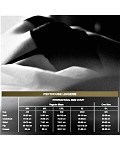 Penthouse Desfrute o Momento Teddy XL - Lingerie Sexy de Alta Qualidade