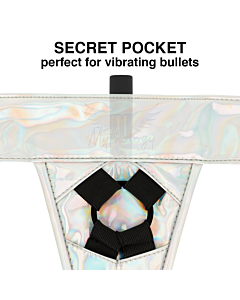 Fantasy Harness Iridescente L/XL - Arnês erótico ajustável e vegano