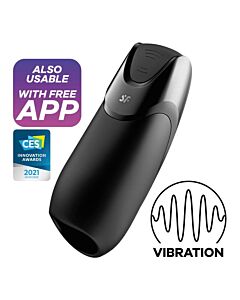 Satisfyer Men Vibration+ Preto - Masturbador com Vibração