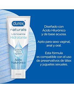 Durex Naturals Lubrificante Hidratante 100 ml