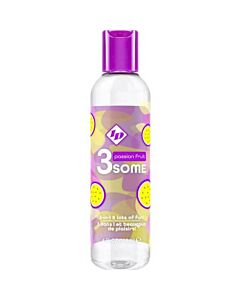 Id 3some - 4 fl oz Fruta da Paixão - Lubrificante Íntimo 3 em 1