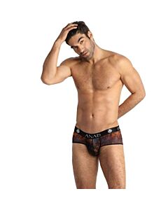 Anais Men - Chill Boxer Brief S - Cueca Esportiva - Preto com Estampa - Tamanhos S a 3XL