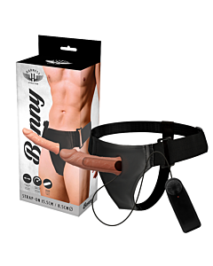 Atracção de arnês - Arnês oco Benny com vibrador 15 x 4,5 cm