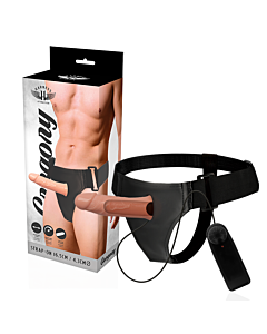 Arnês Oco Gregory com Vibrador 16,5 x 4,3 cm - Harness Atração