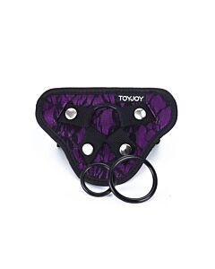 Get Real - Arnês Strap-On Renda Roxo
