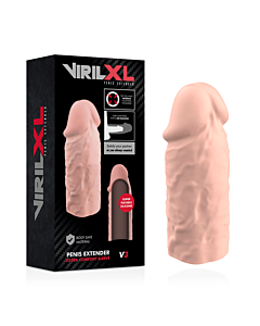 VirilXL Extensão de Pênis Silicone Líquido V3 Natural.