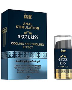 Intt Greek Kiss Gel de Estimulação Anal com Sabor a Menta 15ml - Estimulante Anal com Sabor a Menta