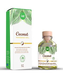 Intt Gel de Massagem Vegano de Coco com Efeito de Calor 30ml