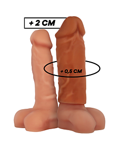 VirilXL - Extensão de Pênis em Silicone Líquido V3 Marrom