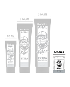 Gel de Dilatação Anal Black Hole 6ml Monodose
